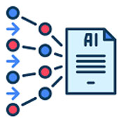 Cloud-based AI and data science visualization for innovative text generation.
